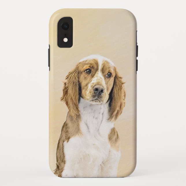 Coques Case-Mate iPhone Peinture d'espagnol Welsh Springer - Art original  (Dos)