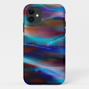 Coque iPhone 11 Peinture dunes de sable acrylique #15