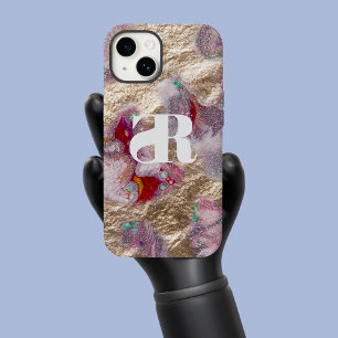 Coque Pour iPhone 14 Peinture en marbre liquide Mélange moderne Abstrai