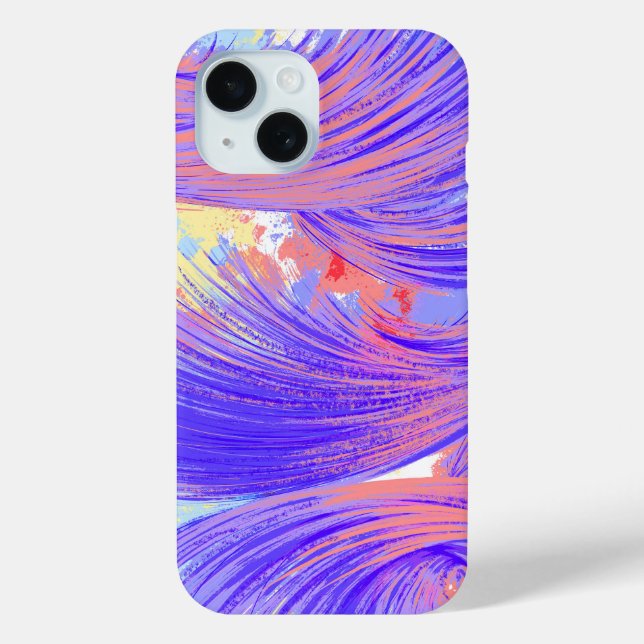 Coques Case-Mate iPhone Peinture et plumes (Verso)