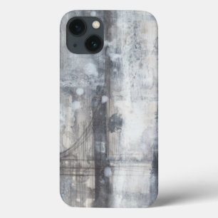 iPhone 13 Case Peinture gris contemporaine