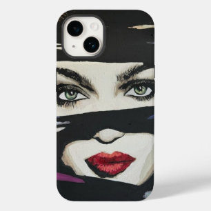 Coque Pour iPhone 14 Peinture 'Out of the Dark' sur une