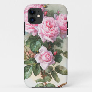 Coques Pour iPhone Peinture rose vintage de roses