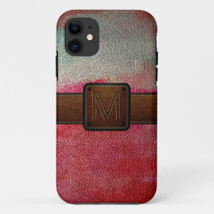 Case-Mate iPhone Case Peinture rouge look brun