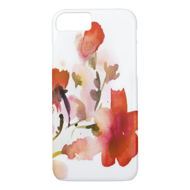 Coques Case-Mate iPhone Peintures florales abstraites d'aquarelle (Dos)
