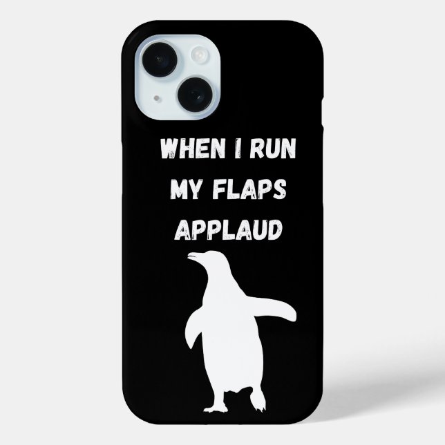 Coques Case-Mate iPhone penguin flaps applaud inappropriate embarrassing (Verso)