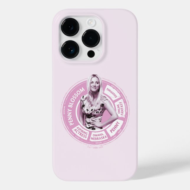 Coques Case-Mate iPhone Penny Blossom Info Graphique (Verso)