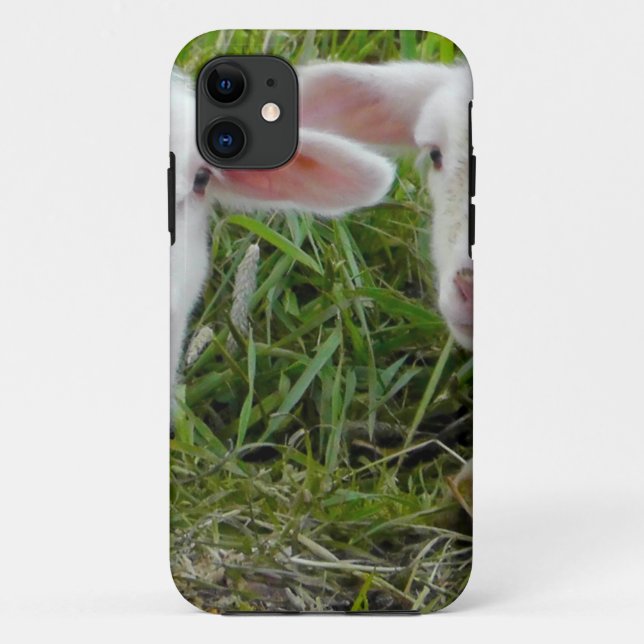 Coques Case-Mate iPhone Pensée animale de bébé jumeau d'agneau à vous (Dos)