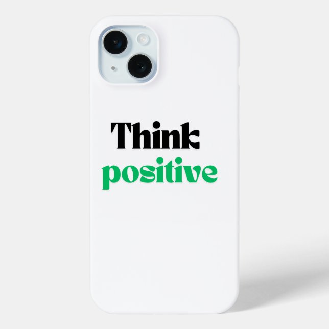 Coques Case-Mate iPhone Penser positif (Verso)