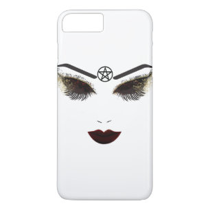 Case-Mate iPhone Case Pentacle Beauté Visage Lashes & Lèvres foncées Maq