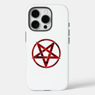 Coques iPhone 16 Pro Pentagramme du Diable Rouge