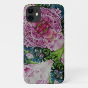 Case-Mate iPhone Case Peonies Abstraites de rose psychédélique