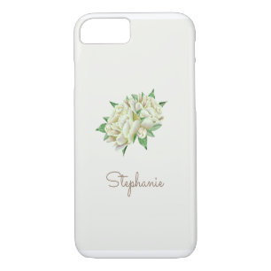 Coque Case-Mate Pour iPhone Peonies de crème jolie aquarelle