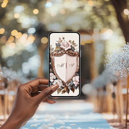 Case-Mate iPhone Case Peonies roses vintages Rococo Mariage Crest