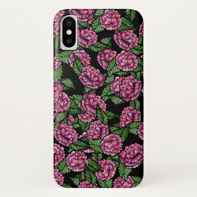 Coques Case-Mate iPhone Peony rose (Dos)
