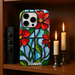 Coques iPhone 16 Pro Pépites artistiques en verre tendu