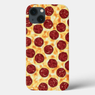 iPhone 13 Case Pepperoni Pizza Motif