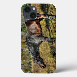 Case-Mate iPhone Case Percheron à épines noires secouant l'eau