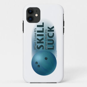 Coque Case-Mate Pour iPhone Perdre la compétence Gagner la chance Bowling bleu