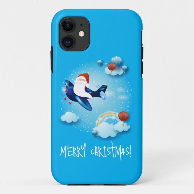 Coques Case-Mate iPhone Père Noël arrive (Dos)