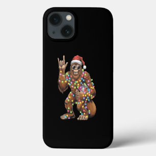 Case-Mate iPhone Case Père Noël Bigfoot lumières de Noël Rock amusant