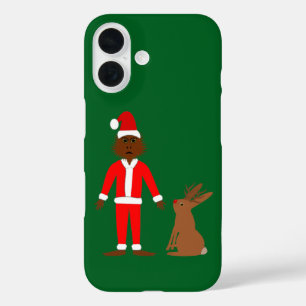 Coques iPhone 16 Père Noël Sasquatch et Jackalope Noël