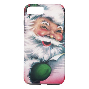 Case-Mate iPhone Case Père Noël vintage, Joyeux Noël, heureux Père Noël,
