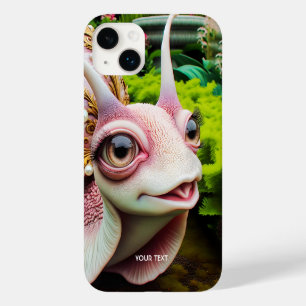 Coque Pour iPhone 14 Plus Perles d'escargot rose Imaginaire