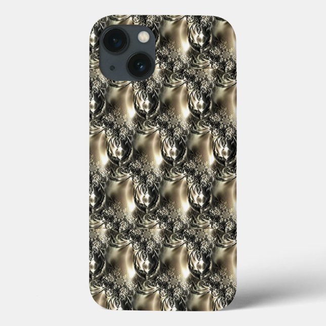 Coques Case-Mate iPhone Perles dorées (Verso)