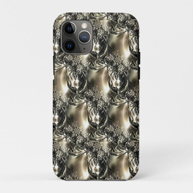 Coques Case-Mate iPhone Perles dorées (Dos)