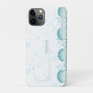 Case-Mate iPhone Case Perles Océaniques de Teal Personnalisées