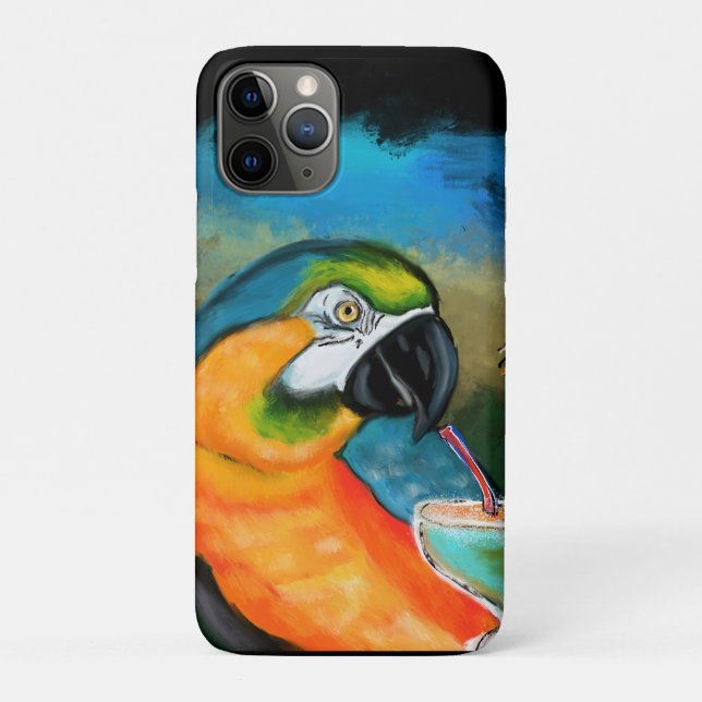 Coques Case-Mate iPhone Perroquets de fête (Dos)