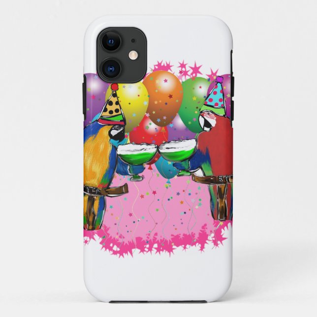 COQUES Case-Mate iPhone PERROQUETS DE FÊTE (Dos)