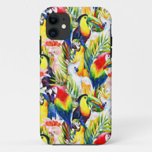 Etui iPhone Case-Mate Perroquets Et Feuilles De Palmiers