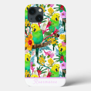 Case-Mate iPhone Case Perruche australienne personnalisable Fleur sauvag