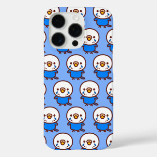 Coques iPhone 16 Pro Perruche ondulée / femelle cobalt opaline