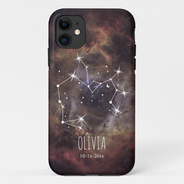 Coques Case-Mate iPhone Personalized Cosmic Nebula Constellation Galaxy  (Dos)