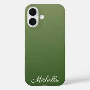 Coques iPhone 16 Personalized green