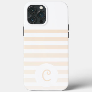Case-Mate iPhone Case Personalized Monogram Minimal Striped Modern Desig