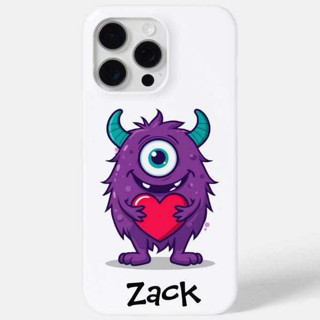 Coques Case-Mate iPhone Personalized Monster Valentine Phone Case (Verso)