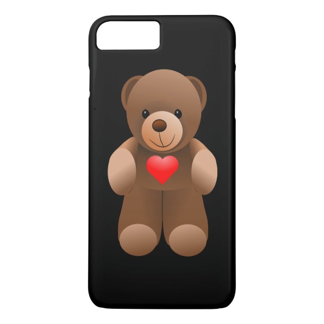 Coques Case-Mate iPhone Personnalisable Je T'Aime Teddy Bear (Dos)