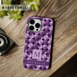 Coque Pour Pour iPhone 14 Pro Max Personnalisable Lumière claire Violet foncé géomét
