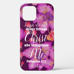 Case-Mate iPhone Case Personnalisation des Philippiens 4:13 Bible Verse 