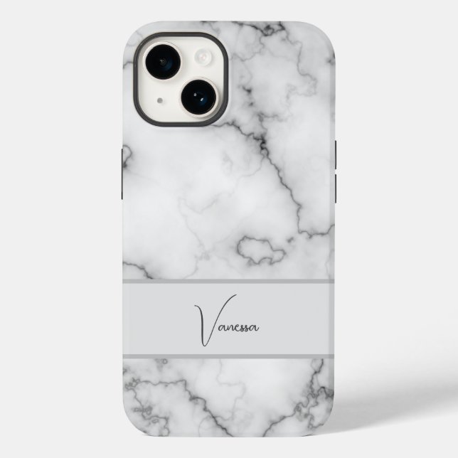 Coques Case-Mate iPhone Personnalisation du Motif de marbre (Verso)