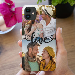 Case-Mate iPhone Case Personnalisé 2 Photo Amour avec Calligraphie d'App