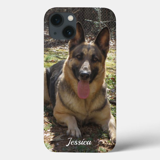 Coques Case-Mate iPhone Personnalisé : Boîtier téléphonique berger alleman (Verso)