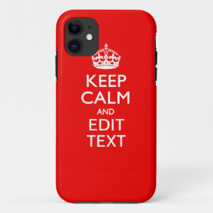 Coques Pour iPhone Personnalisé Conserver Le Calme Et Modifier Le Tex
