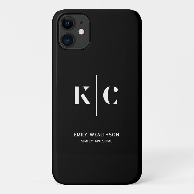 Coques Case-Mate iPhone Personnalisé, élégant, moderne et minimal (Dos)