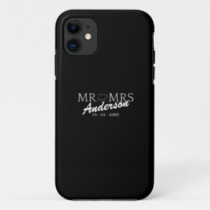 Case-Mate iPhone Case Personnalisé M. et Mme Mariage Cadeau familial