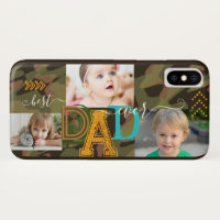 Personnalisé Meilleur DAD Jamais Photo Camo Green
